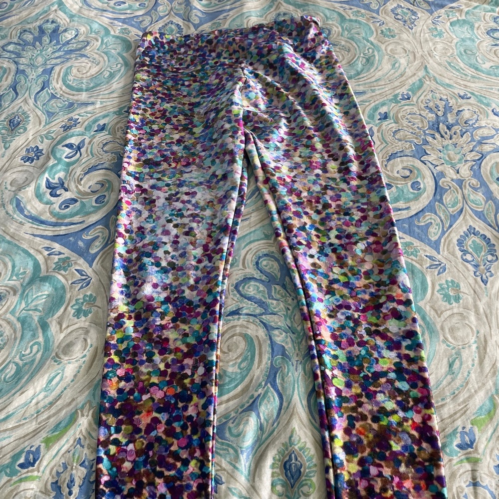 GoldSheep watercolor leggings